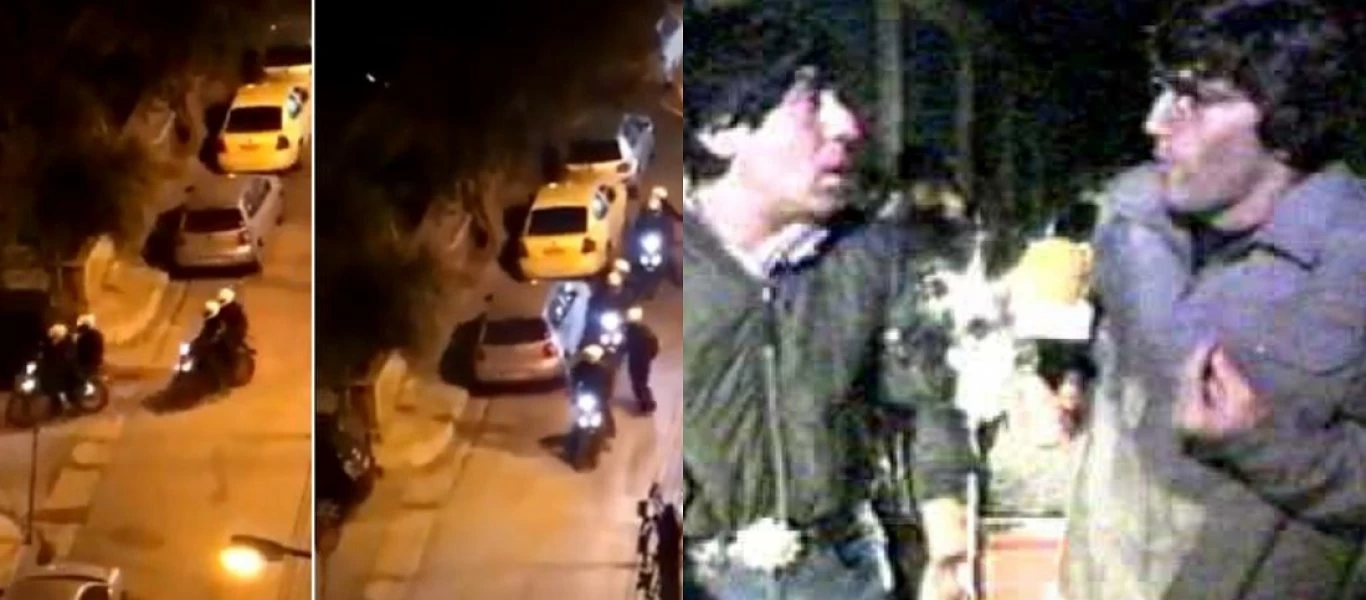 Όταν η αστυνομία παθαίνει ΑΜΑΝ και δέρνει... αυτοκίνητο με αθηναϊκές πινακίδες στην Πανόρμου (βίντεο)